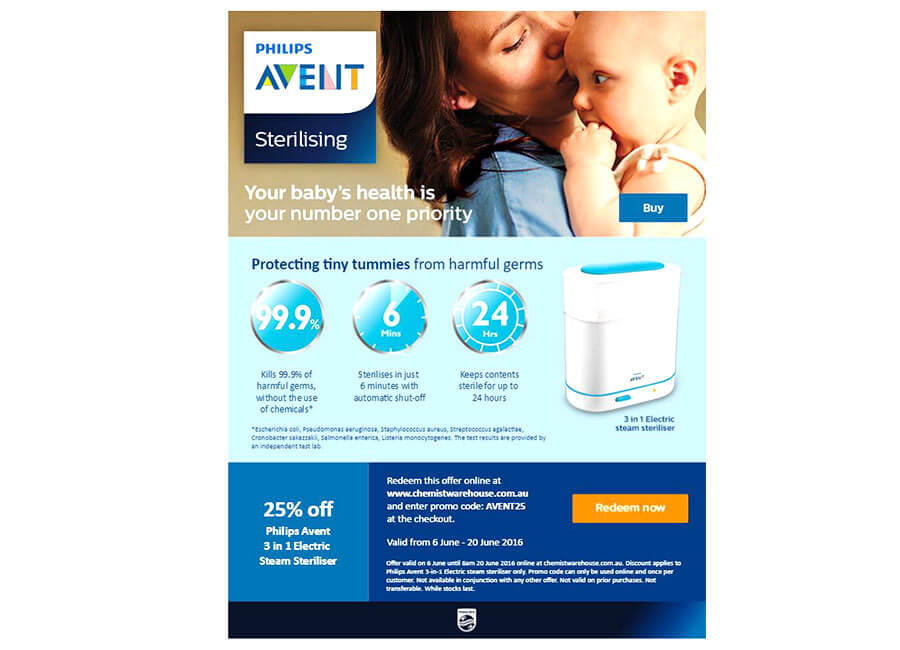 Philips Avent Steriliser EDM